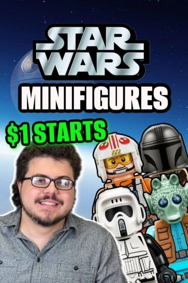 🚨300+ LEGO Star Wars Minifigures & Foil Bags - $1 Starts!