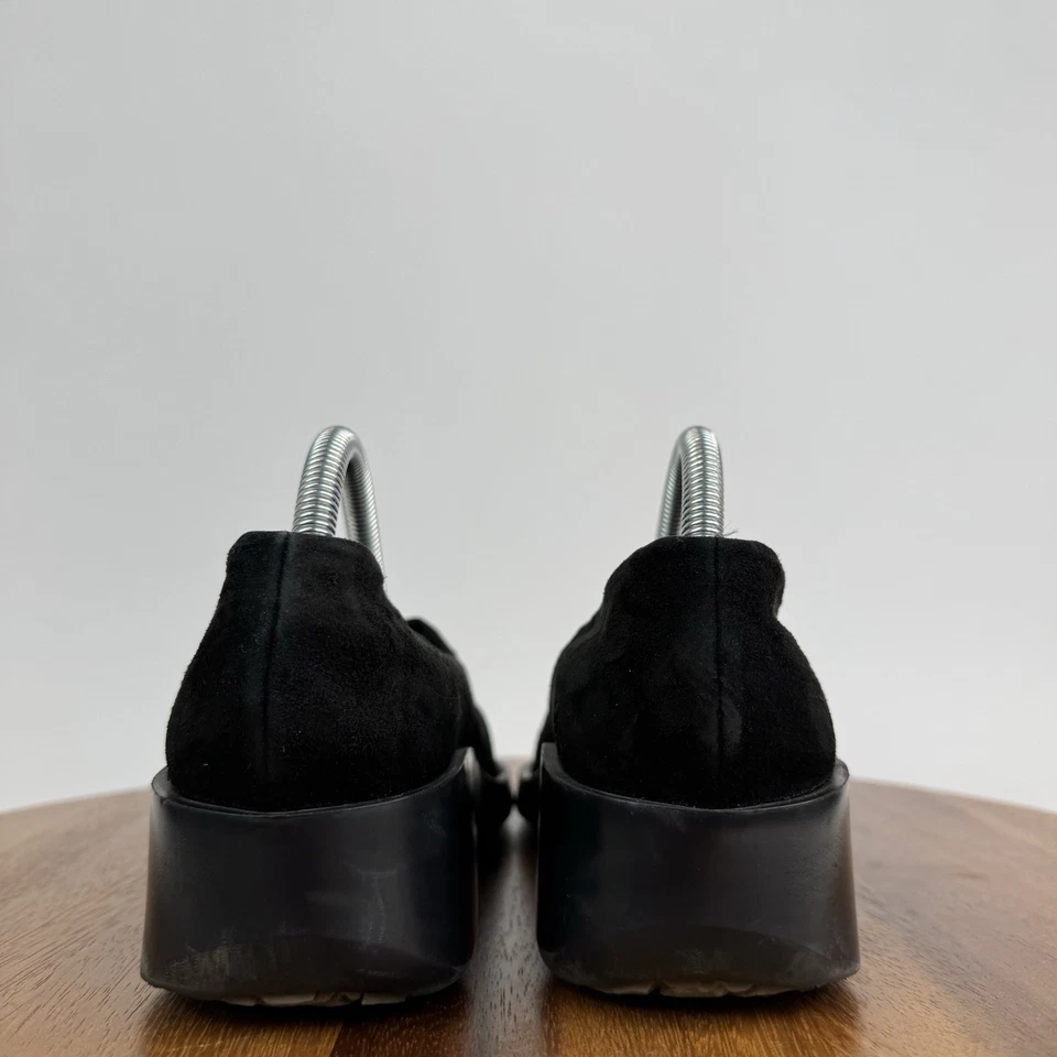 Womens Robert Clergerie Black Suede Slip On Comfort Flats Loafers Size 8 B - Image 4 of 4