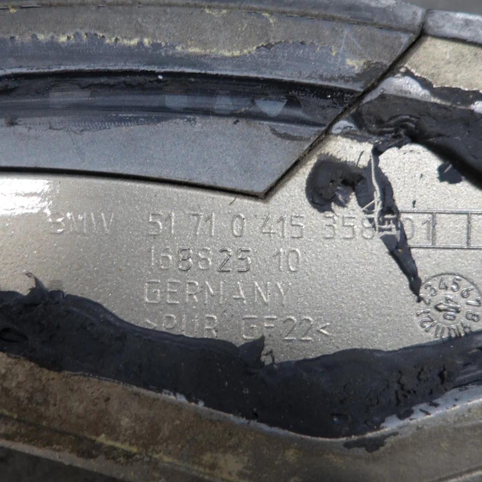 BMW E93 2007-2008 serie 3 convertible rendimiento M alerón trasero bronce NLA OEM Foto 4 de 4