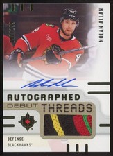 2024-25 UD Ultimate Collection Debut Threads Nolan Allan RC Auto /199 #ADT-NA 4