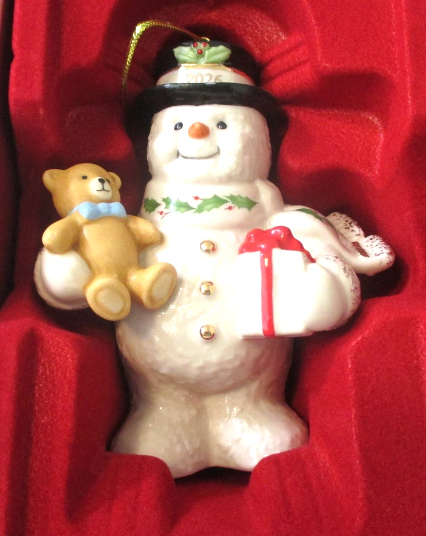 Lenox Snowman Ornament for sale | eBay