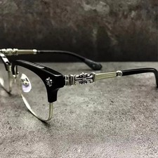 Black Friday Deals Chrome Hearts Square Titanium Glasses 100 original