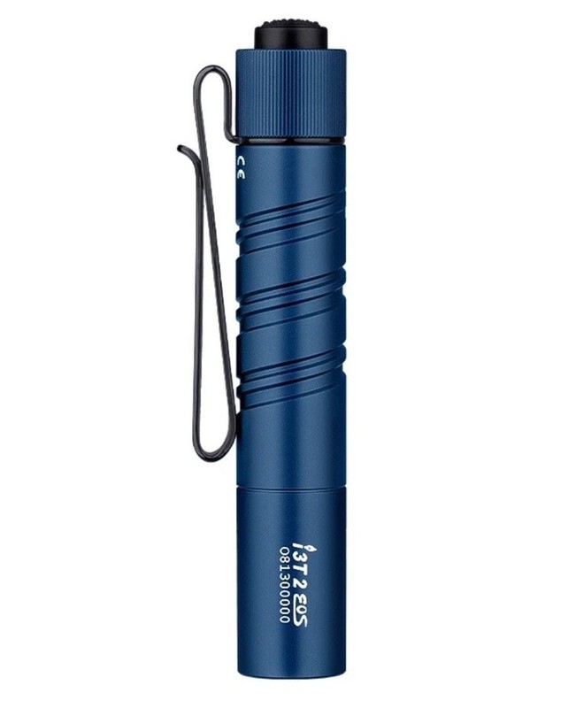 Olight I3T 2 EOS Midnight Blue Flashlight - New-Great Addition To Your EDC!