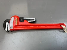 Rigid 10" Heavy Duty Adjustable Pipe Wrench Elyria OH USA