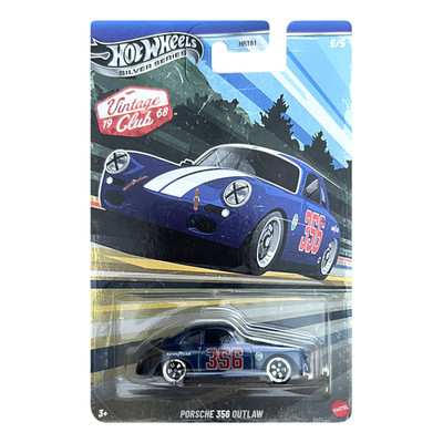 Hot Wheels Vintage Club Silver Series 1:64 Scale Die-Cast - Porsche 356 Outlaw