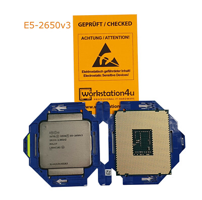 Intel Xeon E5-2650v3, 3,0 GHz Turbo, 10-Core, LGA-2011-3, CPU, Prozessor 