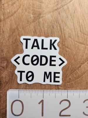 Computer STICKER Coder Decal Coder Sticker Software Hacker Laptop Coding CPU