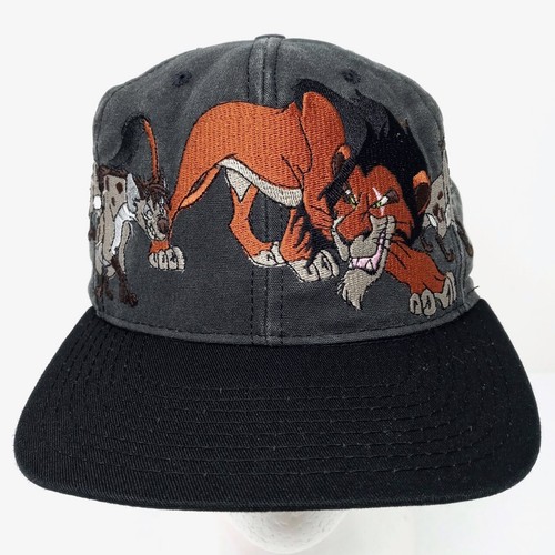 Cappello Berretto Snapback Vintage anni 90 Disney Re Leone Scar "Sono Circondato da Idioti" - Foto 2 di 14