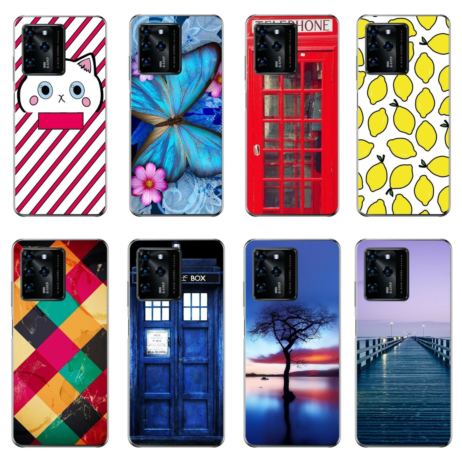 Tpu Shell Cover For Zte Blade V30 21 16 Designs For Silicone Case Ebay