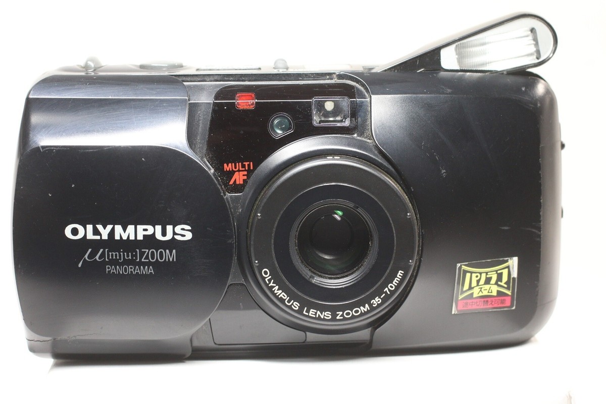 Olympus mju μ Zoom Panorama 35mm Point & Shoot Film Camera