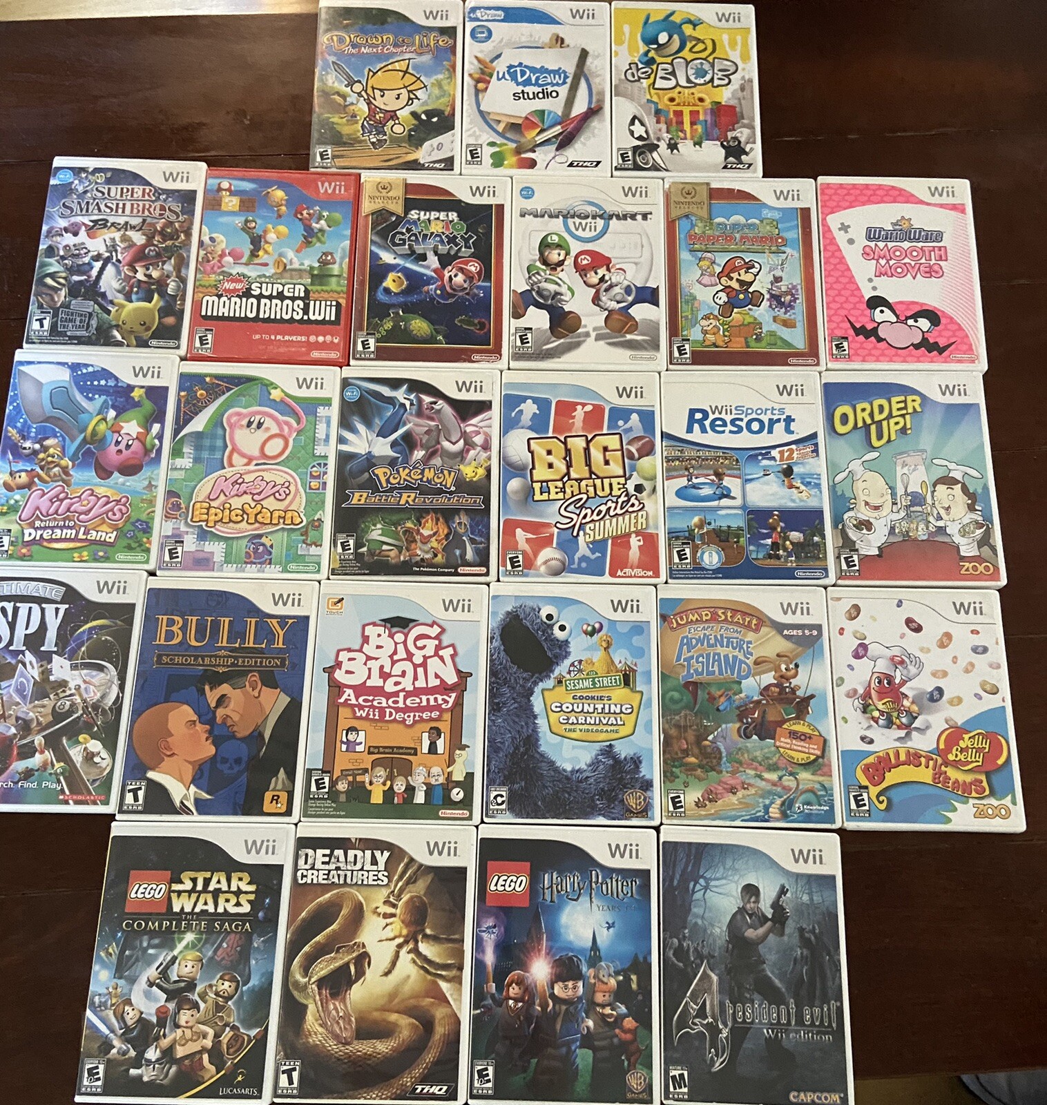 Lot of 25 Wii Games eBay