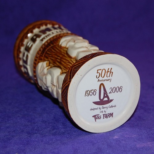 OCEANIC ARTS 50TH ANNIVERSARY 2006 TIKI FARM MUG DESIGNED BY TIKI DIABLO - Picture 6 of 11