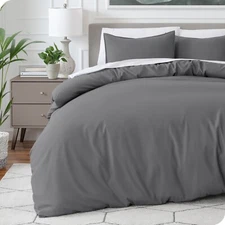 Bare Home Luxury Duvet Cover and Sham Set - Premium 1800 Collection - Ultra Soft