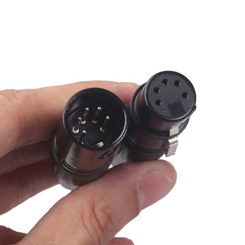 Audio-Stecker Mikrofon-Audio-Adapter 5-poliger XLR-Stecker Auf Buchse - 第 7/11 張圖片