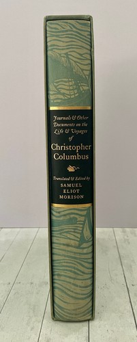 Christopher Columbus Journals & Documents 1963 Heritage Press Slipcase & Insert - Imagen 2 de 13