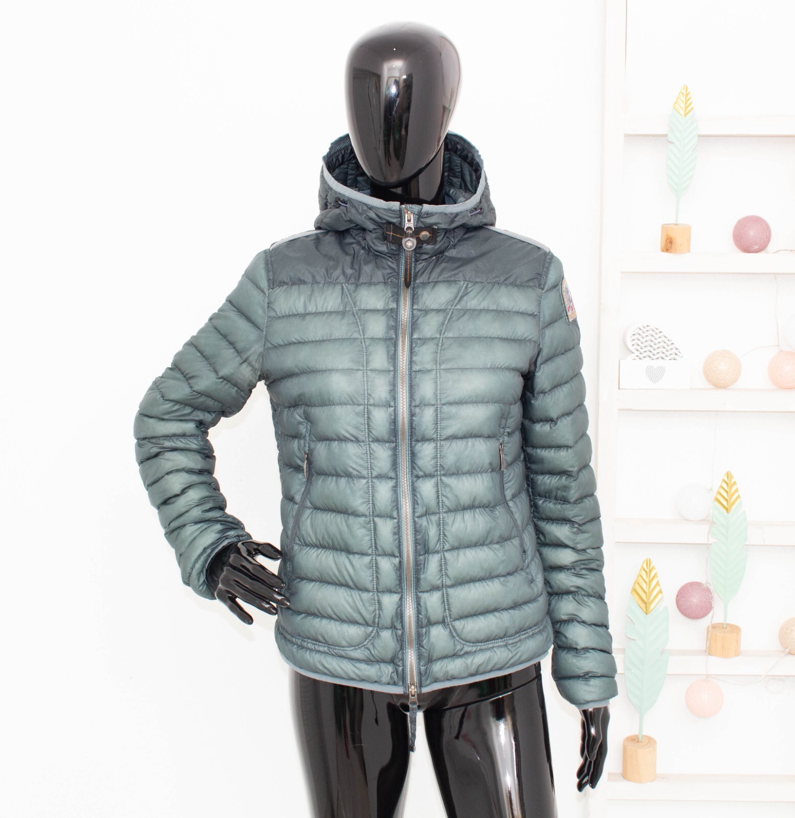 PARAJUMPERSRoseDownJacketHoodedDayTripperLightweightPufferWomenM