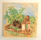 Vintage Landscape Watercolor Painting Signed D. Warren 1973