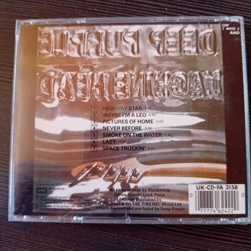 Deep Purple - CD - Machine Head - Heavy Metal - Sehr Gut - Bild 2 von 2