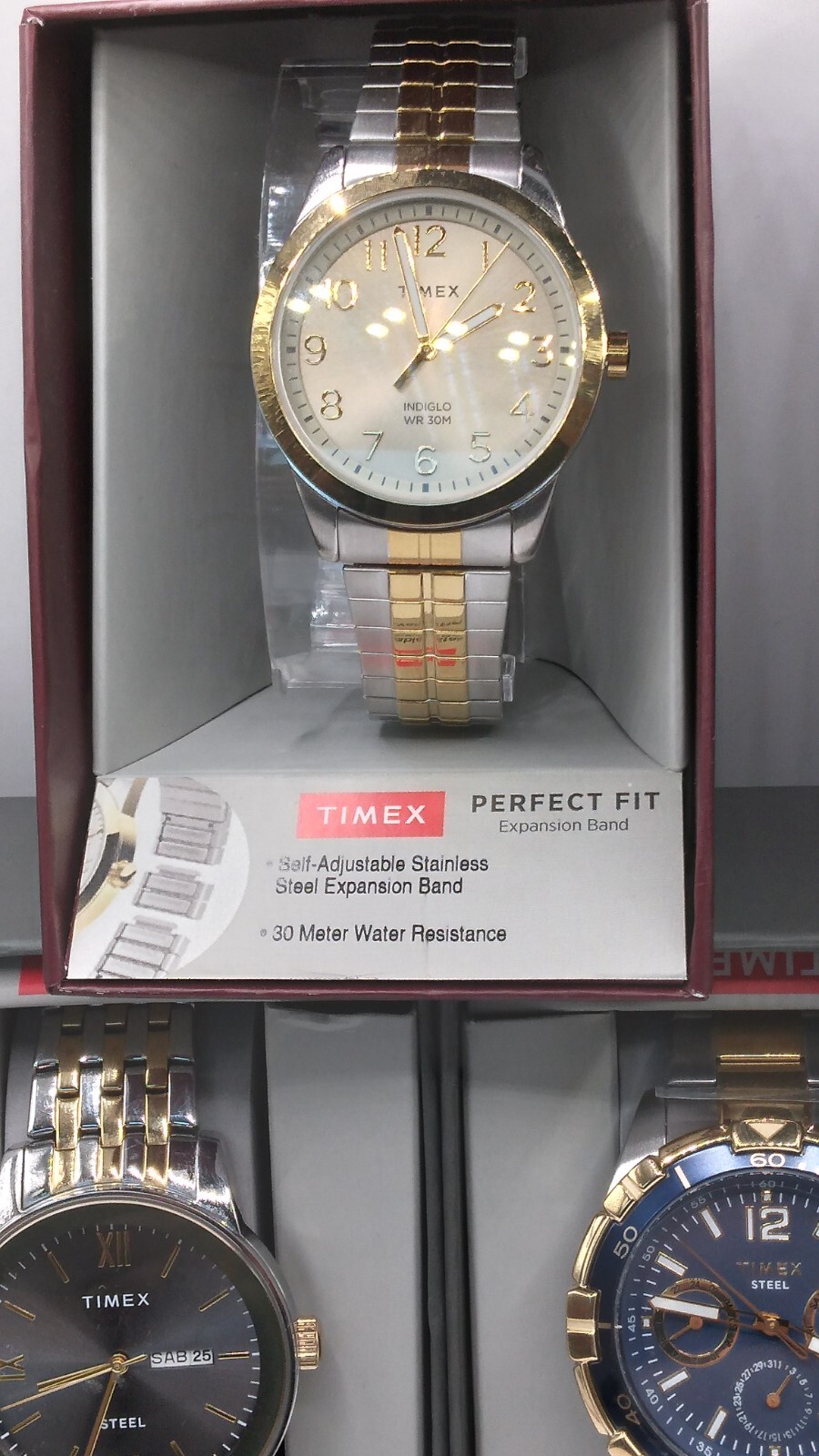 Lot of 5 Timex Watches Includes 3 Indiglo Watches With Presentation