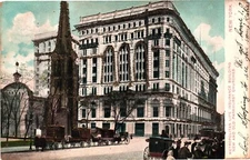 1906 Metropolitan Life Insurance Building New York Street View Glitter Postcard
