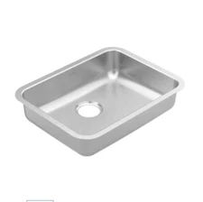 Moen Gs20167B 23-1/8 x 17-1/8 x5-1/2 Stainless Steel Undermount Single Bowl Sink