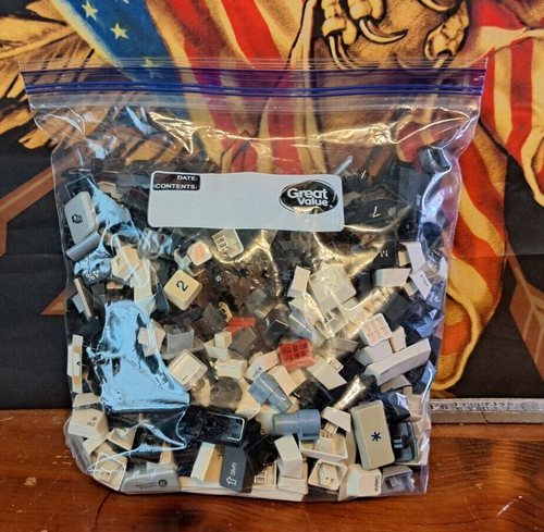 1 Gallon Loose Calculator Keyboard Letters Numbers Function Keys Craft Projects
