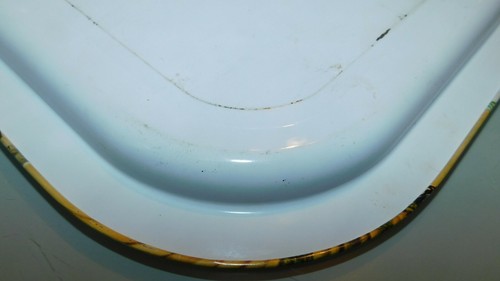 ANCIEN PLATEAU DE SERVICE VINTAGE PATÉ DE LAPIN CANARD CHASSEUR 70's MASSILLY - Picture 7 of 7