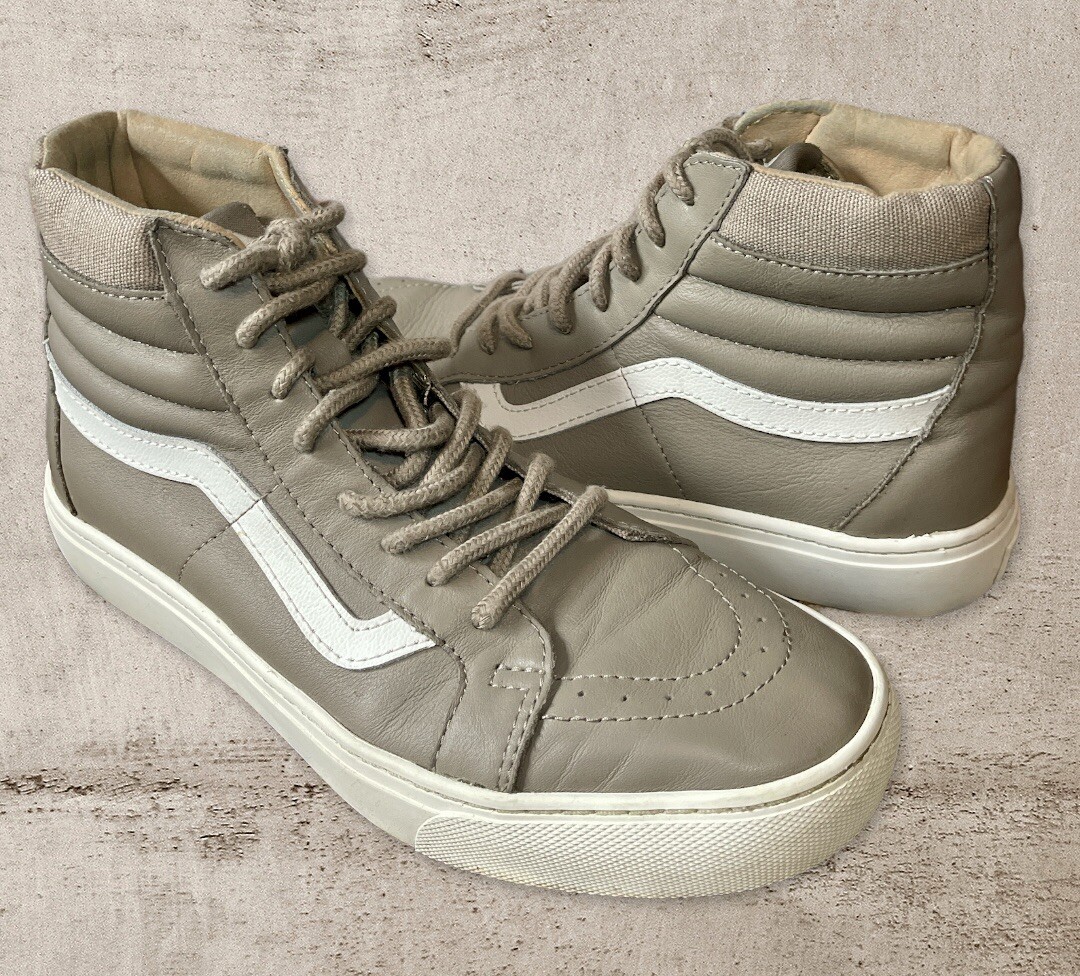 VANS Unisex Men Women OTW Sk8 Hi Taupe Canvas/Leather High