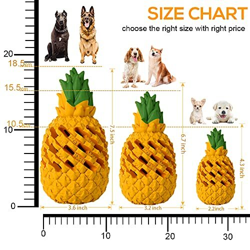 Giocattoli da Masticare per Cani per Masticatore Aggressivo, 7 Pollici Giocattolo da Masticare Dentale per Cani Grandi - Foto 5 di 6