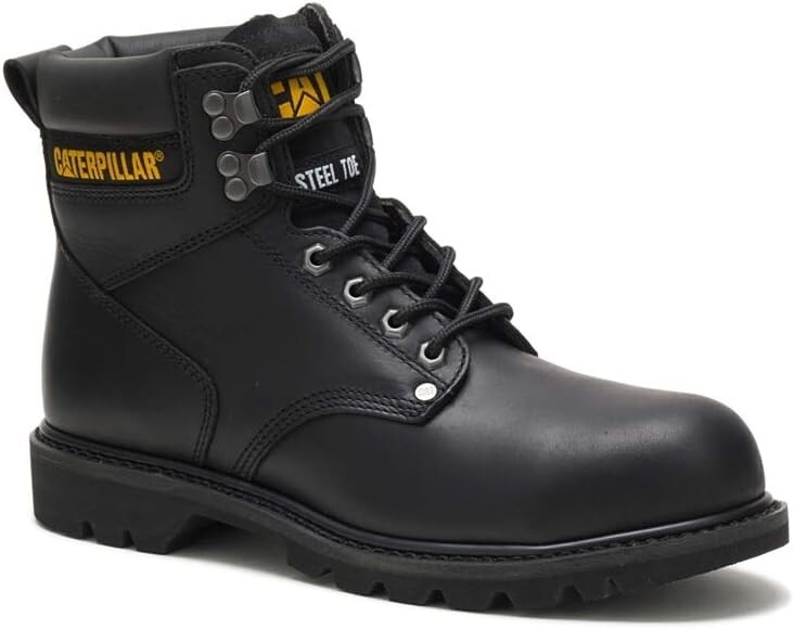 Cat Footwear Men's Second Shift Steel Toe Construction Boot Black Size 9