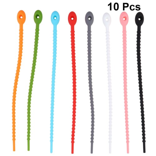10PCS Zip Ties Household Snake Ties Wire Ties Bag Sealing Clips