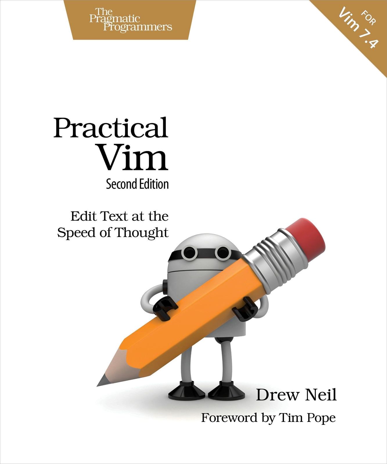 Thumbnail - Practical Vim | Edit Text At The Speed Of Thought | Drew Neil |