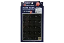 VOLK Racing Rays Straight L42 Dura Wheels Lock Lug Nuts 12X1.25 1.25 BLACK