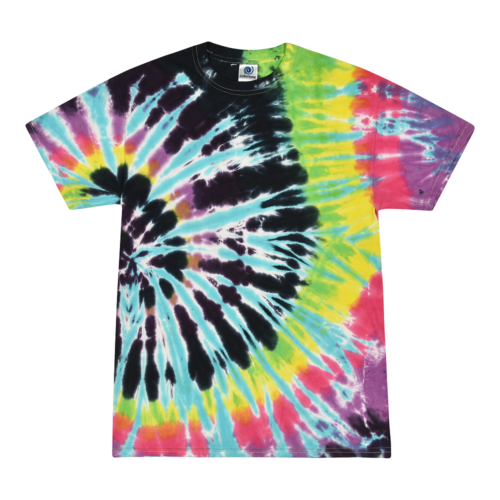 Tie Dye Shirt Multi Color Colorful Flashback Spiral T-Shirt | eBay