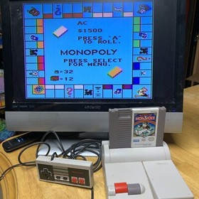 Monopoly NES Tested Works Nintendo Entertainment System ￼Parker Bros. Board Game