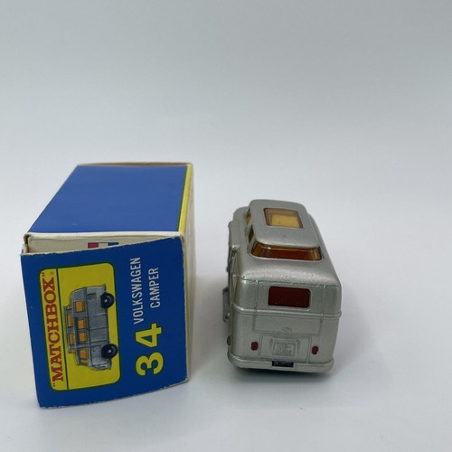 MATCHBOX LESNEY 34C VOLKSWAGEN CAMPER W / BOX - Picture 7 of 10
