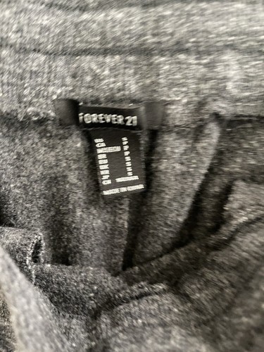 FOREVER 21 Women’s Gray Racing Joggers Pants Small - Picture 4 of 4