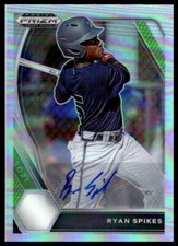 Ryan Spikes 2021 Panini Prizm DP #PDP100 Base Autographs Silver Prizm Auto