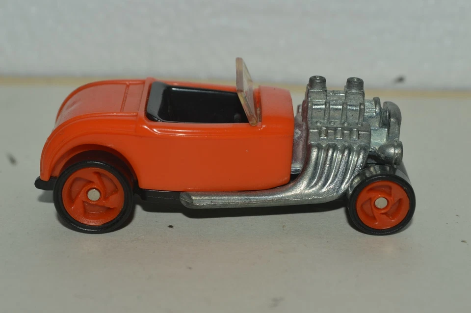 1996 Vintage Hot Wheels ROADSTER McDonald's Cajita Feliz Coche Naranja Buen Estado Foto 2 de 4