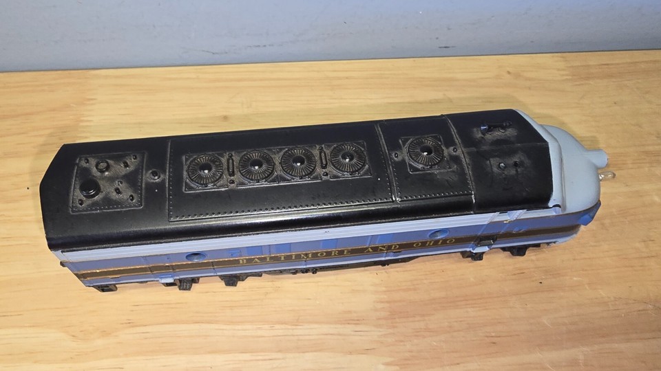 Unbranded Diesel Baltimore & Ohio Train Engine Railroad Locomotive Car ...