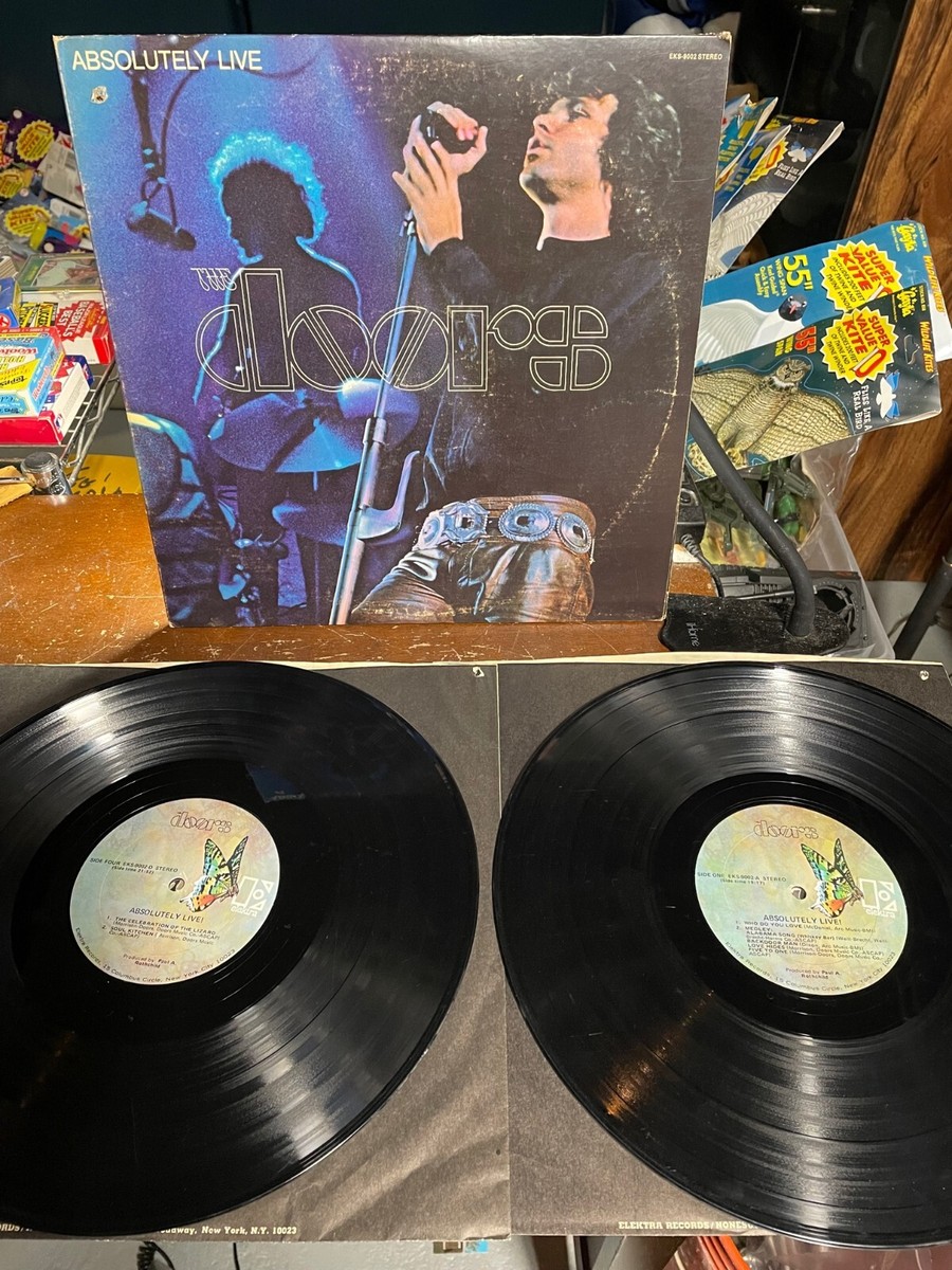 The Doors Absolutely Live Double LP 1970 EKS-9002 ELEKTRA VG