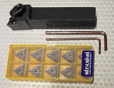 Wendeplattenhalter Schaft  16 mm  mit 10 Platten