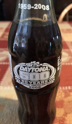 Coca Cola 50th Anniversary Daytona 500 Nascar 6 Pack w/ Carrier