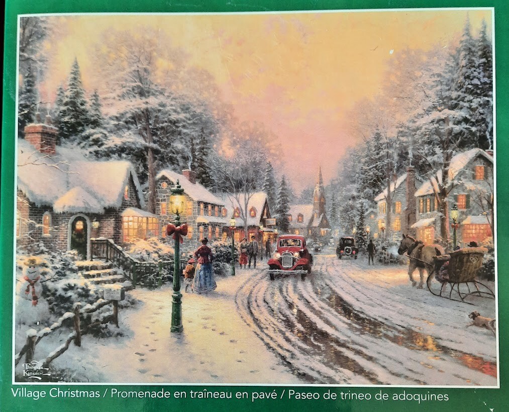 LOT 2 NEW THOMAS KINKADE JIGSAW PUZZLES 41 MULTIPACK +1 HOLIDAY XMAS