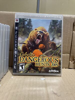Cabela's Dangerous Hunts 2009 (Sony PlayStation 3) PS3 GAME COMPLETE w/MANUAL
