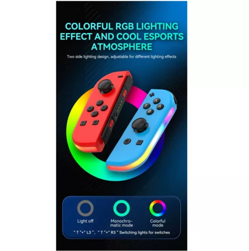 2er Set Joy Con Controller - Left & Right Wireless Gamepad Für Nintendo Switch - Bild 8 von 8
