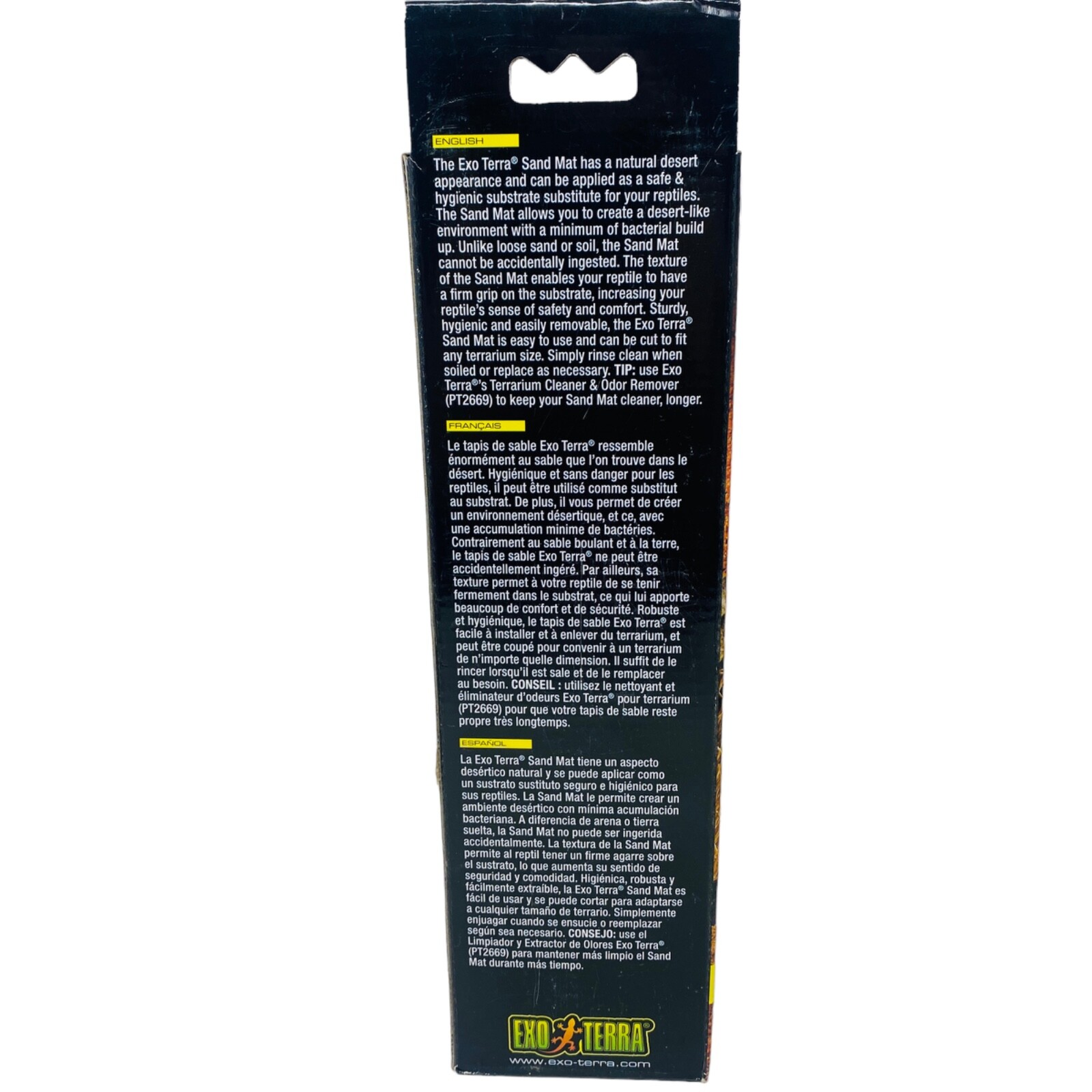 ExoTerra Sand Mat Desert Terrarium Substrate For Reptile 20 Gallon