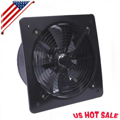 16'' Ventilation Extractor Air Blower Fan Exhaust Wall Mounted Kitchen Industrial