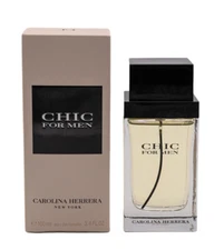 Chic for Men by Carolina Herrera 3.4 oz EDT Cologne for Men New In Box
