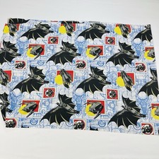 Vintage Batman Twin Flat Sheet 1992 DC Comics Penguin Catwoman Batmobile Twin